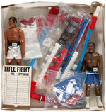 "MUHAMMAD ALI'S BOXING RING" MEGO BOXED FIGURE BOXING SET.