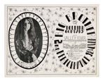 JANIS JOPLIN CONCERT HANDBILL & PERSONAL HAIRBRUSH.