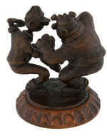 BEETLE BAILEY & SARGE "NEGOTIATIONS" LIMITED EDITION BRONZE STATUE.