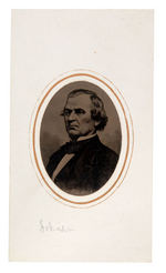 ANDREW JOHNSON TINTYPE C. 1864.