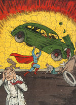 "SUPERMAN - SUPERMAN SHOWS HIS SUPER-STRENGTH" BOXED 300-PIECE SAALFIELD PUZZLE.