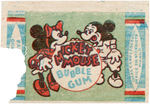 "MICKEY MOUSE BUBBLE GUM" RARE WRAPPER FROM THE PHILIPPINES.