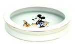 "MINNIE MOUSE" WITH PLUTO BAVARIAN CHINA BABY'S PLATE.