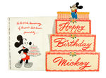 "MICKEY MOUSE 25TH ANNIVERSARY" PROMOTIONAL KIT ISSUED BY KING FEATURES SYNDICATE.