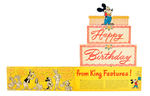 "MICKEY MOUSE 25TH ANNIVERSARY" PROMOTIONAL KIT ISSUED BY KING FEATURES SYNDICATE.