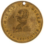 HARRISON & VAN BUREN NICE MEDALS PAIR FOR 1840 OPPOSING CANDIDATES.