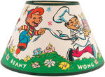 BEANY & CECIL LAMP & SHADE.