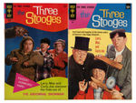 "THE THREE STOOGES" COMIC LOT OF FOUR.