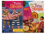 "THE THREE STOOGES" COMIC LOT OF FOUR.