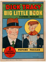 "DICK TRACY BIG LITTLE BOOK PICTURE PUZZLES" COMPLETE SET.