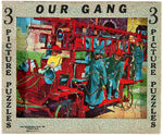 "OUR GANG 3 PICTURE PUZZLES" BOXED SET.