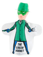 "THE GREEN HORNET" HAND PUPPET.