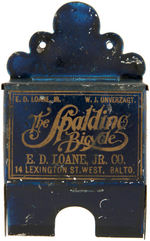 “THE SPALDING BICYCLE” WALL MATCH HOLDER.