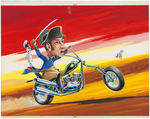 PYRO NAPOLEON "LI'L CORPORAL" ORIGINAL MOTORCYCLE MODEL KIT BOX LID ART.