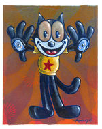 MARK ARMINSKI FELIX THE CAT ORIGINAL PAINTING.