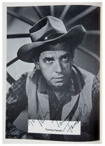 “WESTERN FILM FAIR” AUTOGRAPHED CONVENTION PROGRAM WITH 17 SIGNATURES.