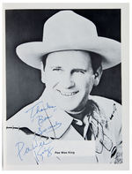 “WESTERN FILM FAIR” AUTOGRAPHED CONVENTION PROGRAM WITH 17 SIGNATURES.