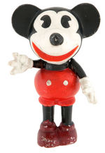 "MICKEY MOUSE" RARE BISQUE WITH MOVABLE ARMS.