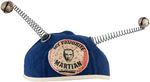 "MY FAVORITE MARTIAN" BEANIE W/BELL-TIPPED ANTENNA.