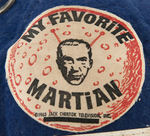 "MY FAVORITE MARTIAN" BEANIE W/BELL-TIPPED ANTENNA.