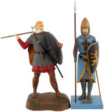 "FIGHTING MEN" BUILT-UP STORE DISPLAY MODEL TRIO ISSUED BY AURORA.