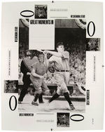 AURORA "BABE RUTH" POSITIVE PRINTERS FILM FOR BOX ARTWORK.