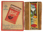 EARLY 1900s UNOPENED PLUG TOBACCO PACK/TOBACCO PREMIUMS CATALOG.