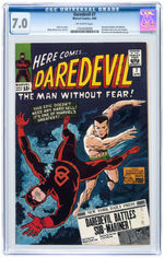 "DAREDEVIL" #7 APRIL 1965 CGC 7.0 FINE/VF.