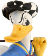 DONALD DUCK LARGE GOLFER CERAMIC FIGURINE BY ZACCAGNINI.