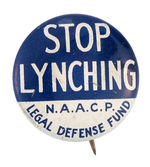 "STOP LYNCHING NAACP LEGAL DEFENSE FUND."