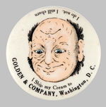 WASHINGTON D.C. CREAM PROCESSORS SAD/HAPPY FACE MIRROR.