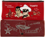 "THE LONE RANGER" PENCIL BOXES & CASE LOT.