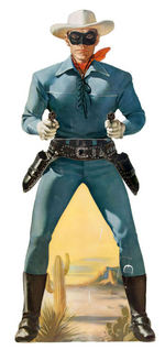 THE LONE RANGER LARGE 1957 GENERAL MILLS STANDEE.