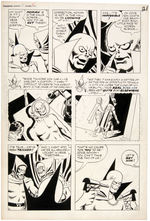 "T.H.U.N.D.E.R. AGENTS" #8 ORIGINAL COMIC BOOK PAGE ART PAIR.