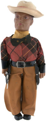 THE LONE RANGER COMPOSITION DOLL (SMALLEST SIZE) WITH BOX.