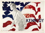 SCARCE TED "KENNEDY/TO SAIL AGAINST THE WIND" 1980 POSTER FOR PRESIDENT.