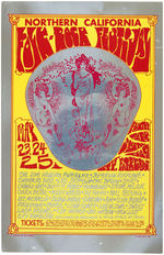 "NORTHERN CALIFORNIA FOLK-ROCK FESTIVAL" CONCERT HANDBILL WITH JIMI HENDRIX.