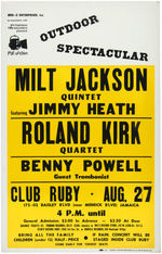 JAZZ CONCERT POSTERS LOT FEATURING LEGENDARY ARTISTS.