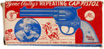 "GENE AUTRY'S REPEATING CAP PISTOL" BOXED CAP GUN.