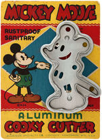 WALT DISNEY CHARACTERS CARDED COOKIE CUTTER TRIO.