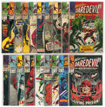 "DAREDEVIL" SILVER AGE COMIC RUN OF 21 ISSUES.