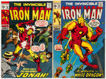 "THE INVINCIBLE IRON MAN" COMIC BOOK LOT.