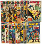 "RAWHIDE KID" COMIC LOT OF 19 ISSUES.