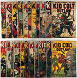 "KID COLT OUTLAW" COMIC LOT OF 24 ISSUES.