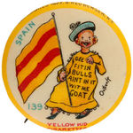 YELLOW KID BUTTON #139.