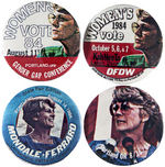 FERRARO FOUR EVENT DATED BUTTONS.