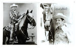 COWBOY AUTOGRAPHED PHOTO LOT.