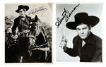 COWBOY AUTOGRAPHED PHOTO LOT.