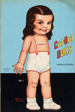 QUEEN HOLDEN "CAROLYN LEE CUT-OUT DOLLS" PAPER-DOLL BOOK PAIR.