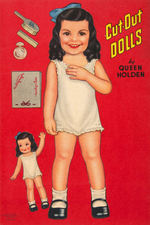 QUEEN HOLDEN "CAROLYN LEE CUT-OUT DOLLS" PAPER-DOLL BOOK PAIR.